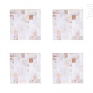Coffret 4 Dessous De Verre Posidonie - table passion -  - 